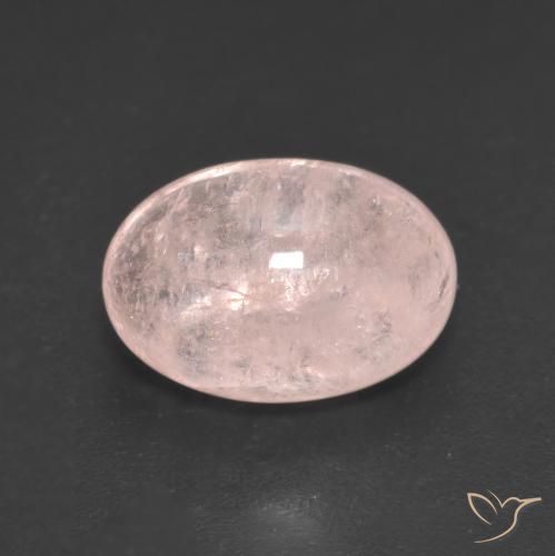 3.97ct 天然 珊瑚粉 铯绿柱石, 椭圆形, 半透明