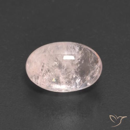 1.67ct 天然 浅粉色 铯绿柱石, 椭圆形, 透明