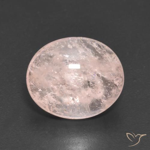 3.55ct 天然 浅粉色 铯绿柱石, 椭圆形, 透明