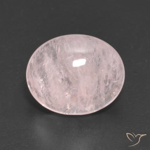 4.34ct 天然 浅粉色 铯绿柱石, 椭圆形, 透明