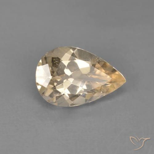 1.02ct 天然 浅橙色 铯绿柱石, 梨形, VVS-VS