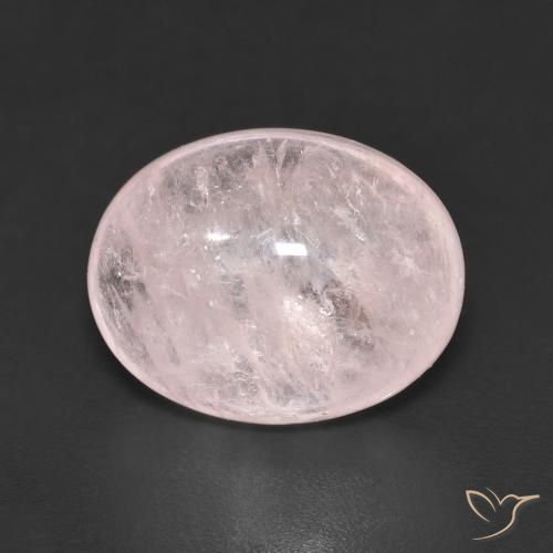 5.79ct 天然 浅粉色 铯绿柱石, 椭圆形, 透明