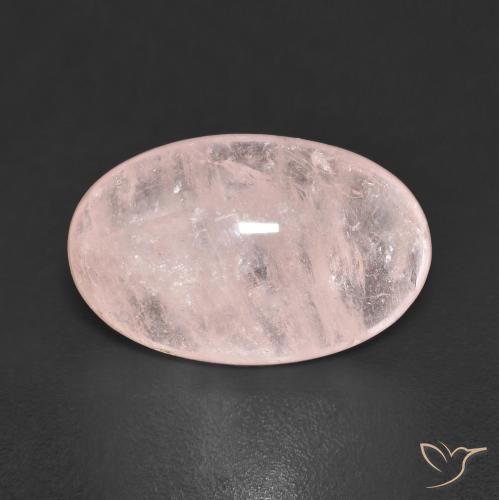 6.70ct 天然 珊瑚粉 铯绿柱石, 椭圆形, 透明