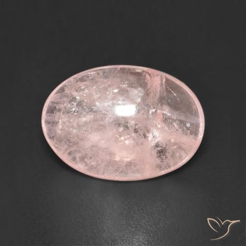 4.13ct 天然 珊瑚粉 铯绿柱石, 椭圆形, 透明