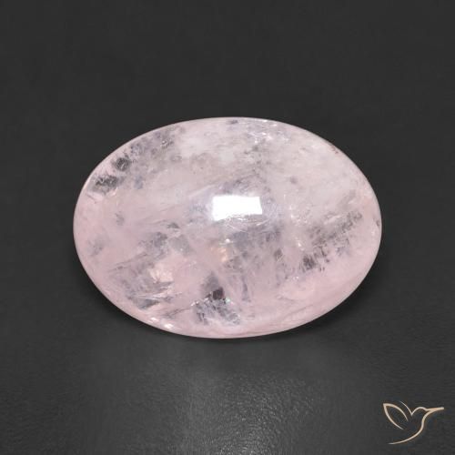 5.87ct 天然 浅粉色 铯绿柱石, 椭圆形, 透明