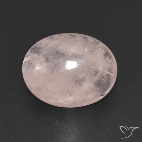 4.89ct 天然 浅珊瑚粉 铯绿柱石, 椭圆形, 透明