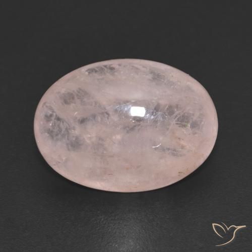 7.68ct 天然 浅粉色 铯绿柱石, 椭圆形, 透明