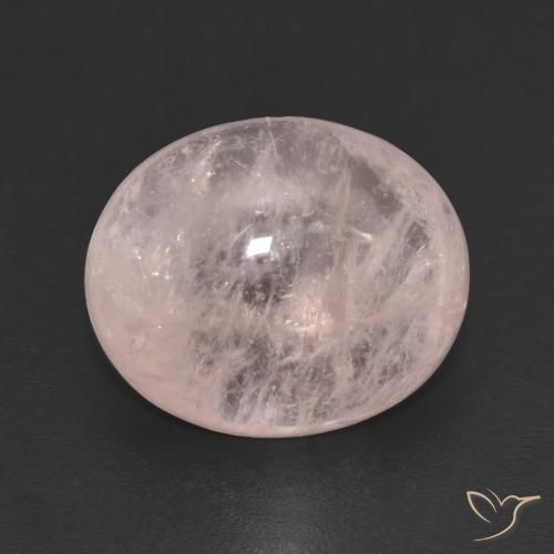 4.68ct 天然 浅粉色 铯绿柱石, 椭圆形, 透明