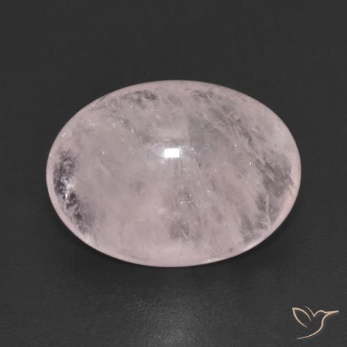7.19ct 天然 浅珊瑚粉 铯绿柱石, 椭圆形, 透明