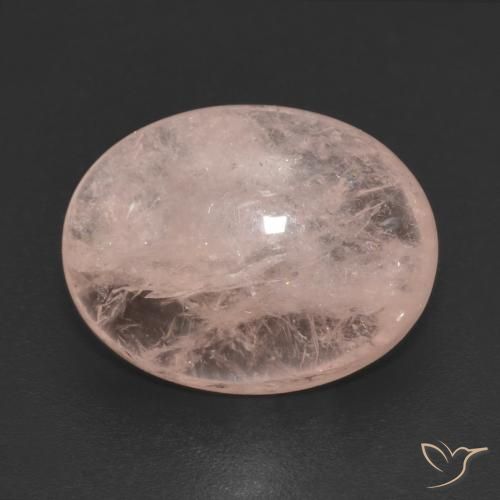 4.86ct 天然 中粉红色 铯绿柱石, 椭圆形, 透明