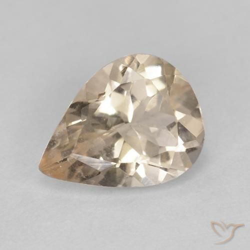 0.79ct 天然 浅橙色 铯绿柱石, 梨形, VVS