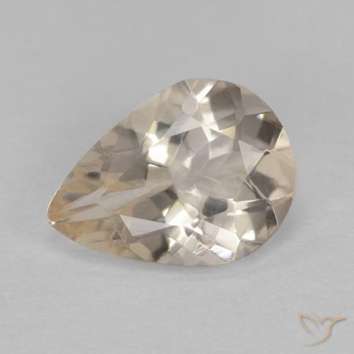 0.78ct 天然 浅橙色 铯绿柱石, 梨形, VVS