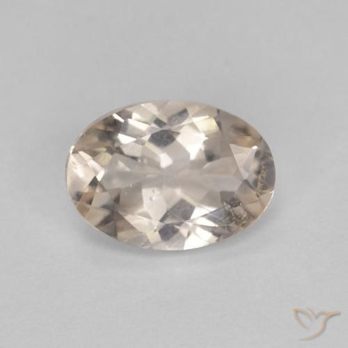 0.92ct 天然 浅金色 铯绿柱石, 椭圆形, VS