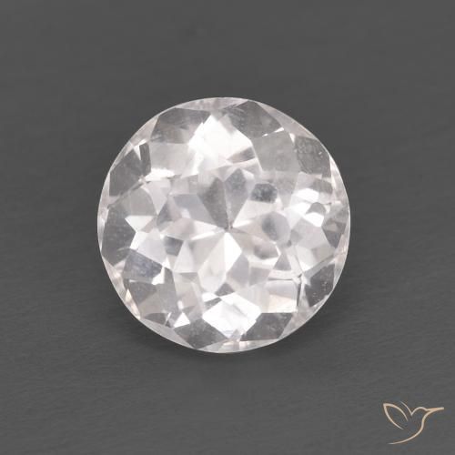 1.25ct 天然 浅粉色 铯绿柱石, 圆形的, VS