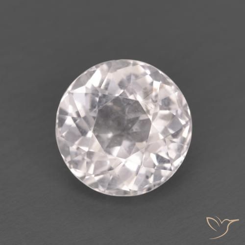 1.32ct 天然 浅粉色 铯绿柱石, 圆形的, VS