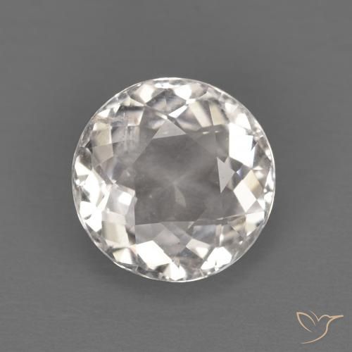 1.13ct 天然 非常浅的粉红色 铯绿柱石, 圆形的, VVS-VS