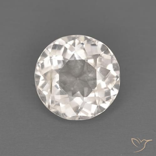 0.95ct 天然 非常浅的粉红色 铯绿柱石, 圆形的, VS