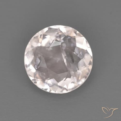 0.99ct 天然 非常浅的粉红色 铯绿柱石, 圆形的, VS-SI