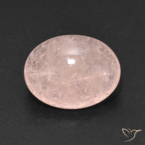 5.09ct 天然 火烈鸟粉色 铯绿柱石, 椭圆形, 半透明