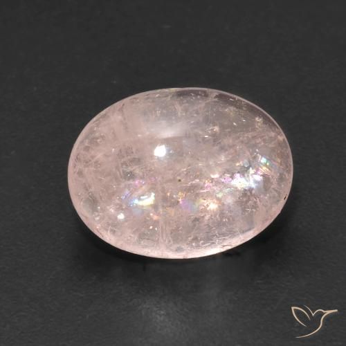 3.86ct 天然 火烈鸟粉色 铯绿柱石, 椭圆形, 透明