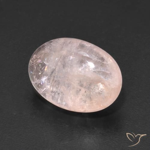 4.51ct 天然 中粉红色 铯绿柱石, 椭圆形, 透明