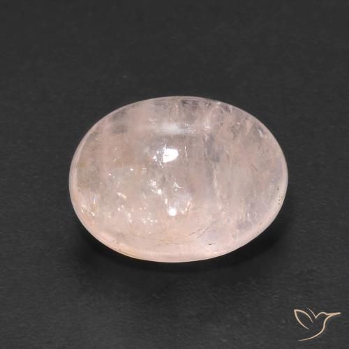 4.91ct 天然 中粉红色 铯绿柱石, 椭圆形, 透明