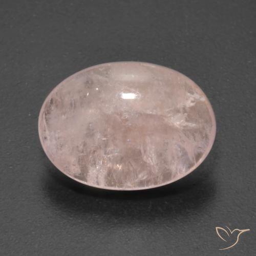 5.02ct 天然 中粉红色 铯绿柱石, 椭圆形, 透明