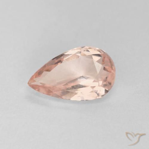 0.79ct 天然 中粉红色 铯绿柱石, 梨形, VVS