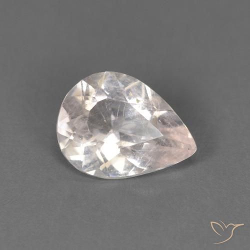 0.59ct 天然 非常浅的粉红色 铯绿柱石, 梨形, SI