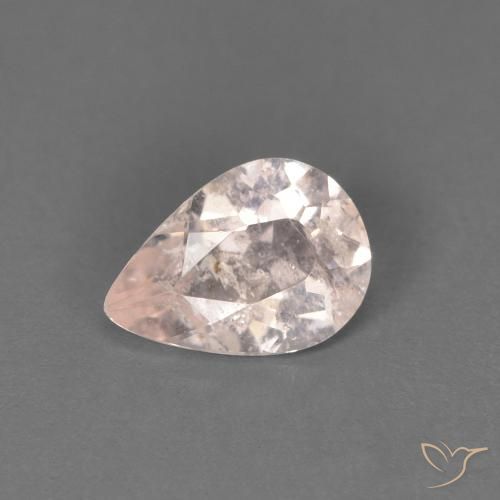0.42ct 天然 非常浅的粉红色 铯绿柱石, 梨形, SI