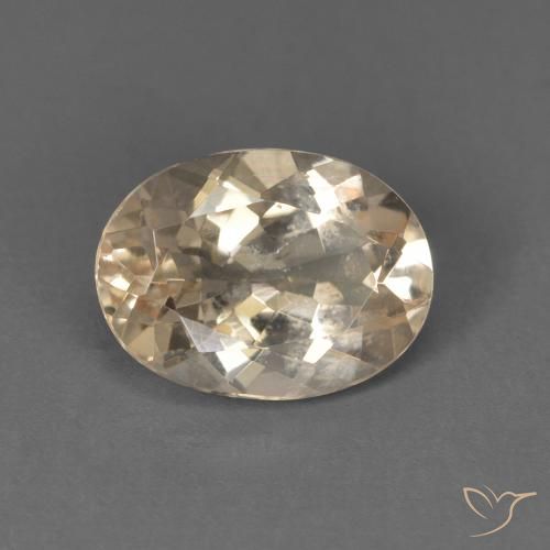 1.17ct 天然 Light Neutral Orange 铯绿柱石, 椭圆形, VS