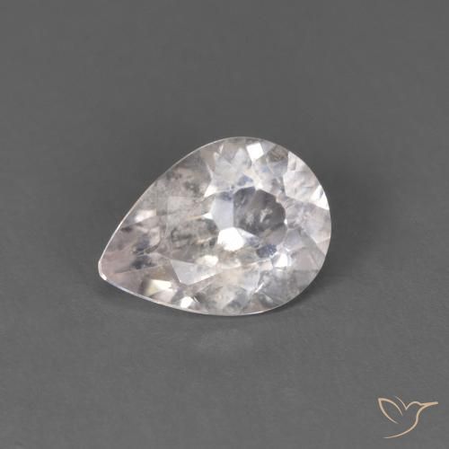 0.53ct 天然 非常浅的粉红色 铯绿柱石, 梨形, SI