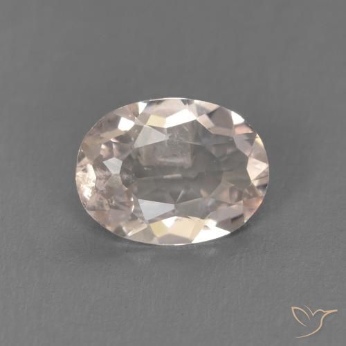 0.77ct 天然 鲑肉粉色 铯绿柱石, 椭圆形, VS