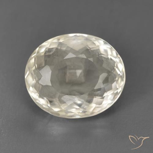 5.42ct 天然 淡黄色 铯绿柱石, 椭圆形, VS