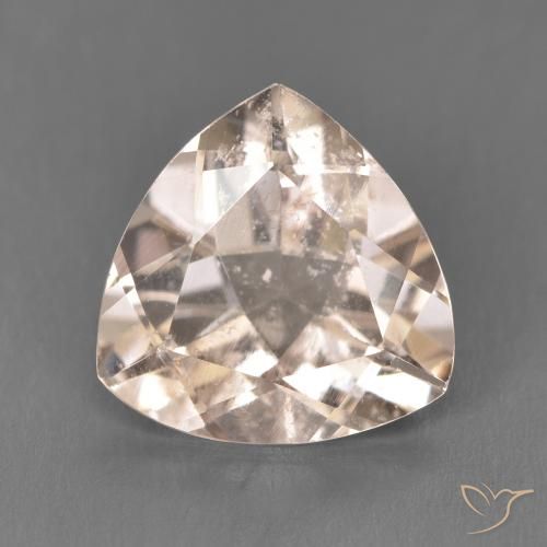 3.53ct 天然 Medium Light-Pink 铯绿柱石, 胖三角形, VS