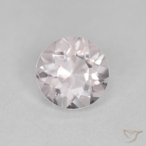 0.61ct 天然 浅粉色 铯绿柱石, 圆形的, VS