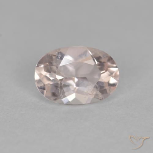 0.38ct 天然 鲑肉粉色 铯绿柱石, 椭圆形, VS