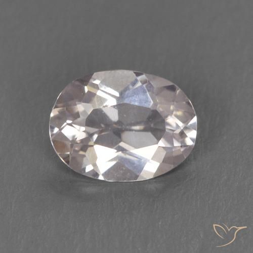 0.34ct 天然 浅粉色 铯绿柱石, 椭圆形, VS