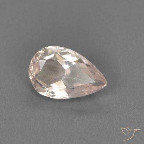 0.39ct 天然 中粉红色 铯绿柱石, 梨形, VVS-VS