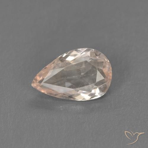 0.32ct 天然 鲑肉粉色 铯绿柱石, 梨形, VVS-VS