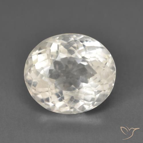 5.60ct 天然 珍珠白 铯绿柱石, 椭圆形, VS