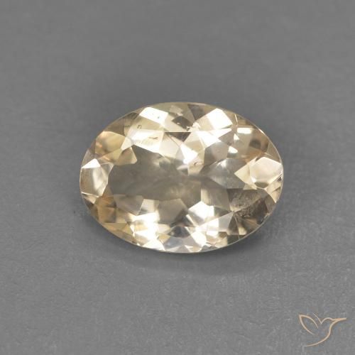 0.83ct 天然 浅橙色 铯绿柱石, 椭圆形, VS