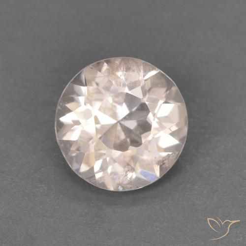 0.31ct 天然 非常浅的粉红色 铯绿柱石, 圆形的, VS