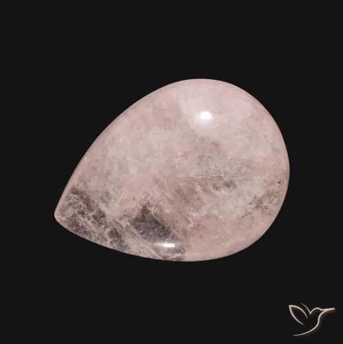 7.83ct 天然 中粉红色 铯绿柱石, 梨形, 半透明