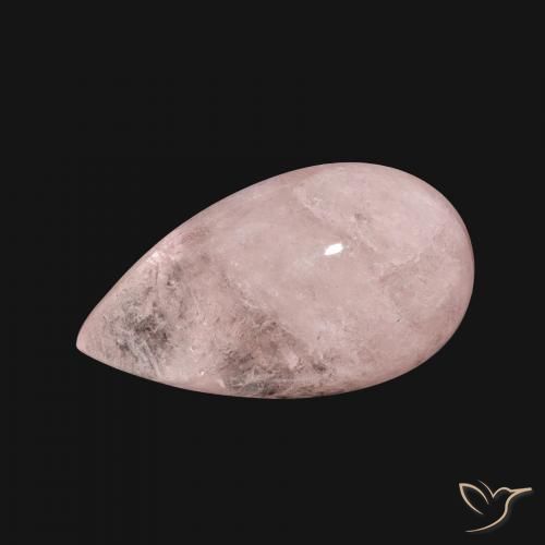 8.18ct 天然 中粉红色 铯绿柱石, 梨形, 半透明