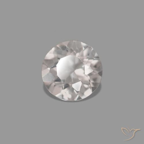 0.21克拉天然铯绿柱石，圆形切割，VVS-VS