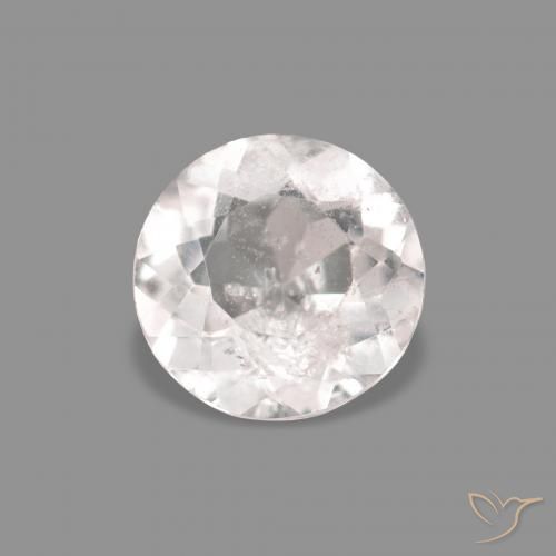 0.26ct 天然 非常浅的粉红色 铯绿柱石, 圆形的, VS