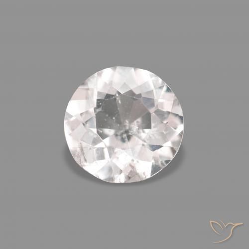 0.34ct 天然 非常浅的粉红色 铯绿柱石, 圆形的, VS