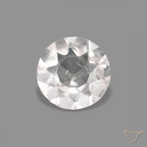 0.36ct 非常浅的粉红色 铯绿柱石, 圆形的, VS