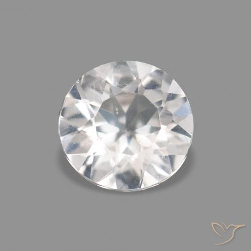 0.21ct 非常浅的粉红色 铯绿柱石, 圆形的, VVS-VS